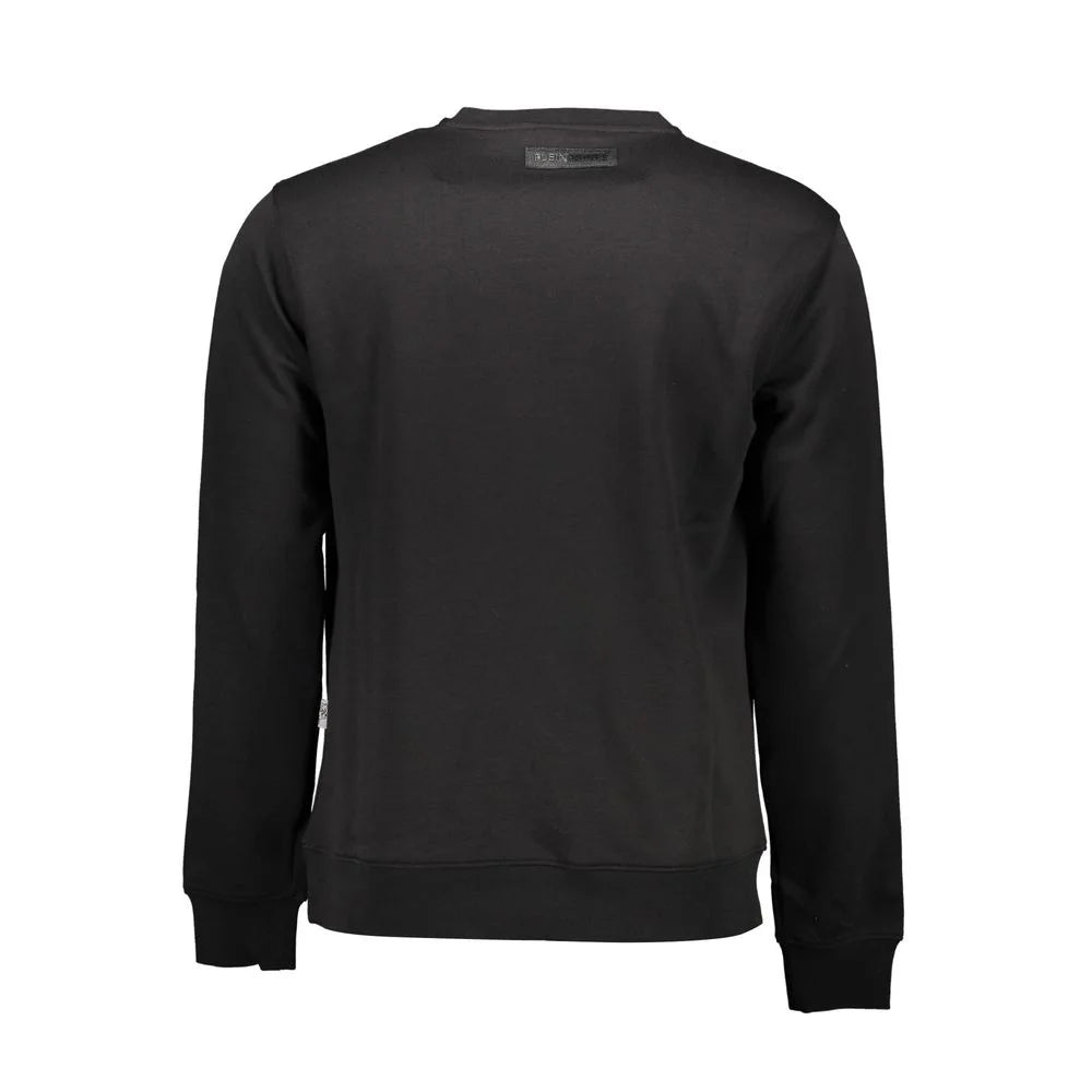 Plein Sport Black Cotton Men Sweater - Sweatshirts