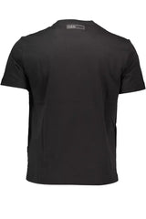 Plein Sport Black Cotton Men T-Shirt - M - T-Shirts