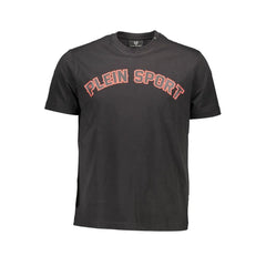 Plein Sport Black Cotton Men T-Shirt - T-Shirts