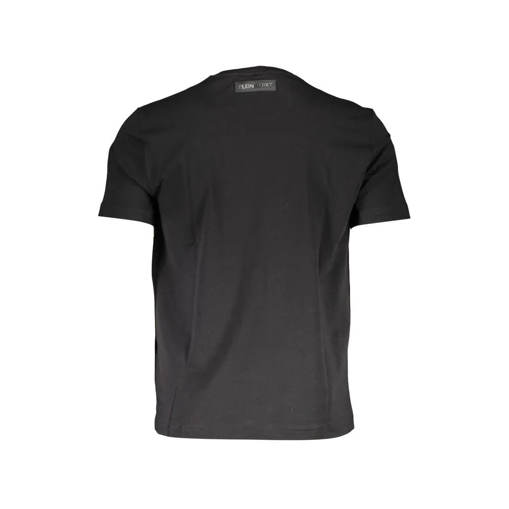 Plein Sport Black Cotton Men TShirt - M - T-Shirts