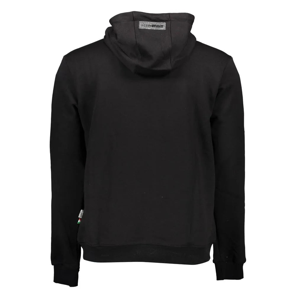 Plein Sport Black Cotton Men’s Sweater - XL - Hoodies
