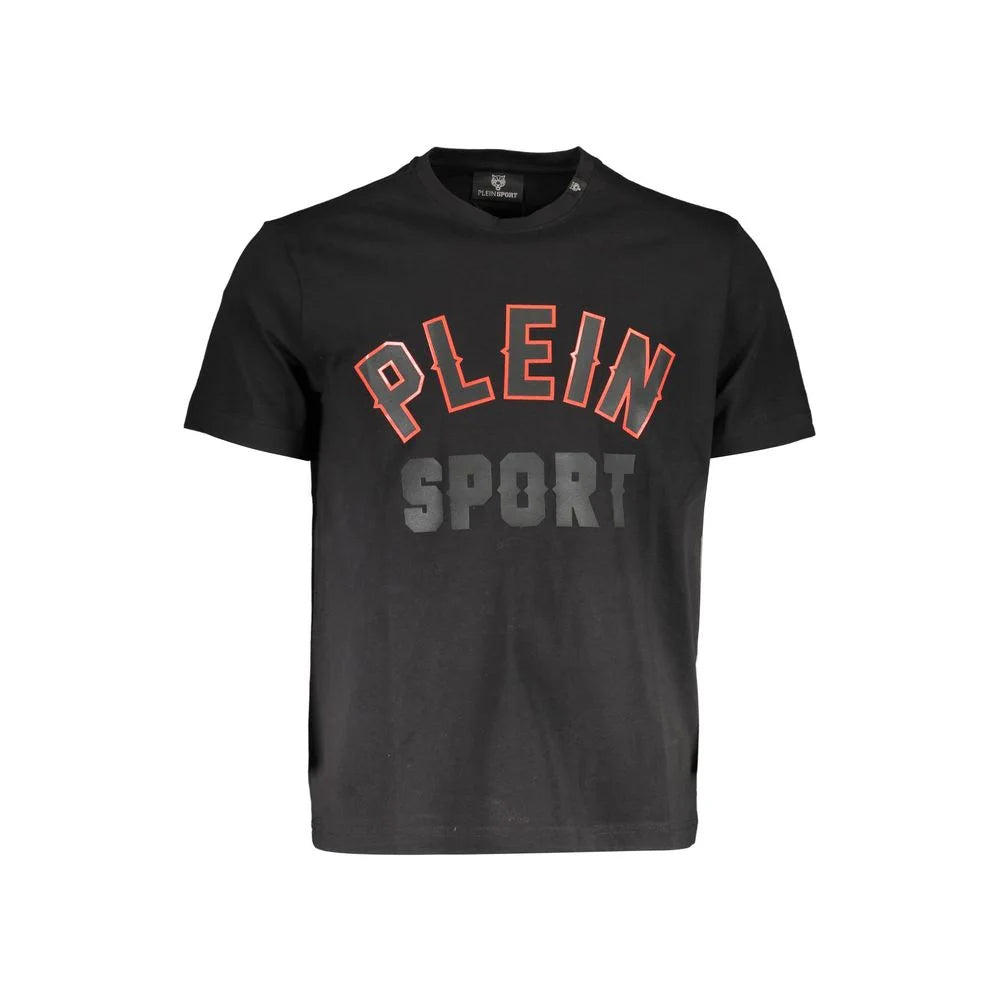Plein Sport Black Cotton T-Shirt - T-Shirts
