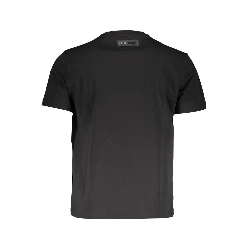 Plein Sport Black Cotton T-Shirt - T-Shirts