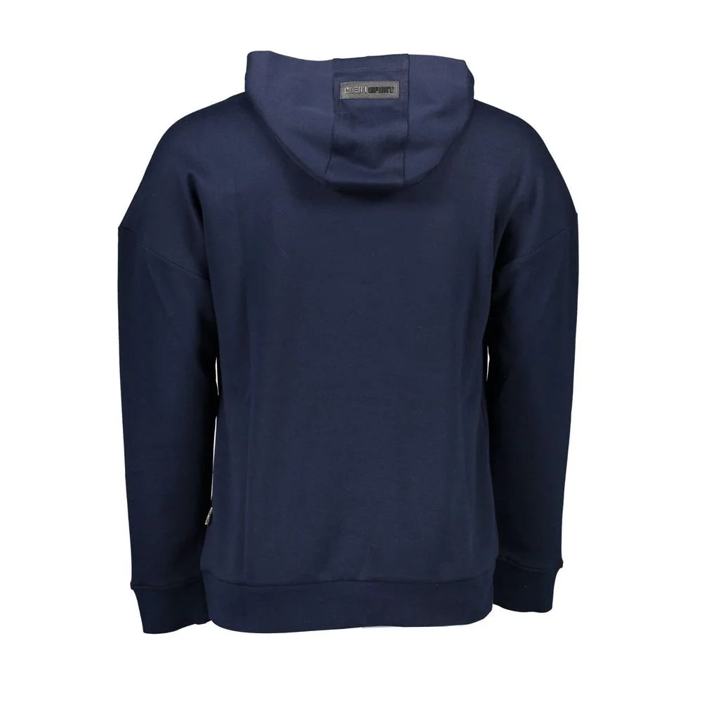 Plein Sport Blue Cotton Men Sweater - Hoodies