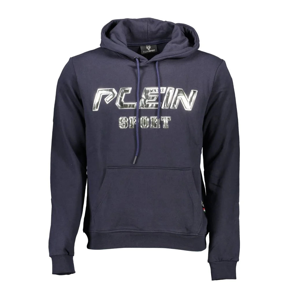 Plein Sport Blue Cotton Men Sweater - S - Sweatshirts