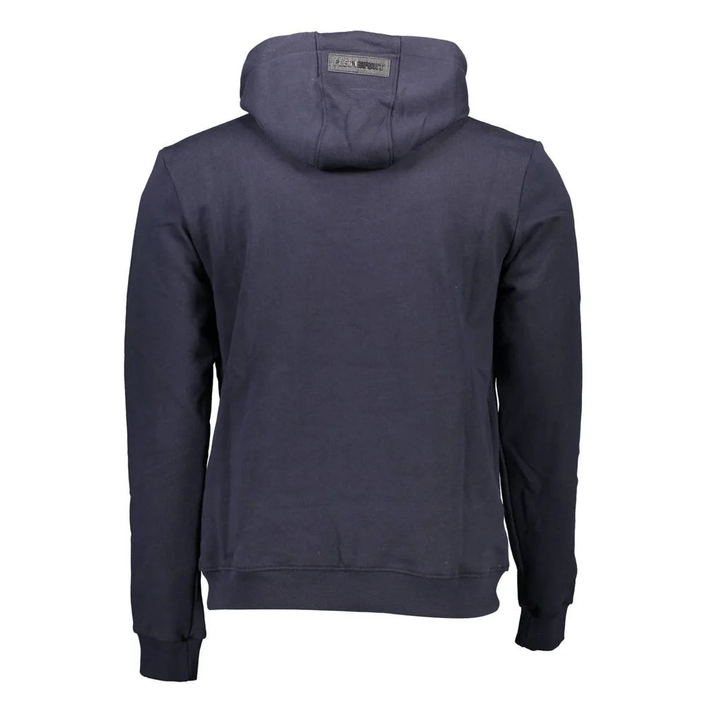 Plein Sport Blue Cotton Men Sweater - S - Sweatshirts