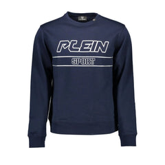 Plein Sport Blue Cotton Men Sweater - Sweatshirts