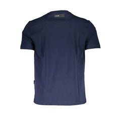 Plein Sport Blue Cotton Men T-Shirt - T-Shirts