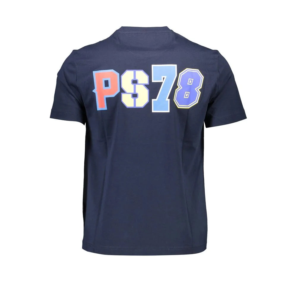 Plein Sport Blue Cotton T-Shirt - T-Shirts