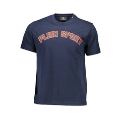 Plein Sport Blue Cotton T-Shirt - T-Shirts