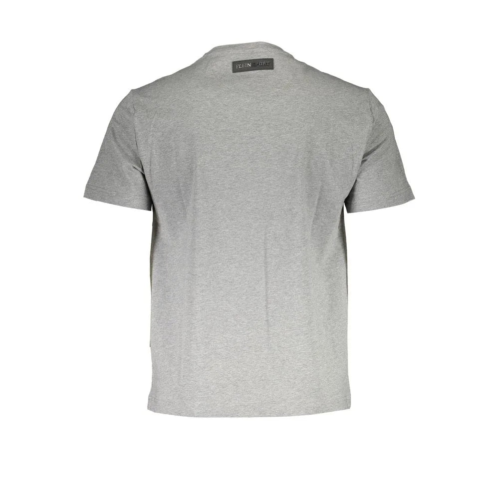 Plein Sport Brown Cotton Men T-Shirt - T-Shirts