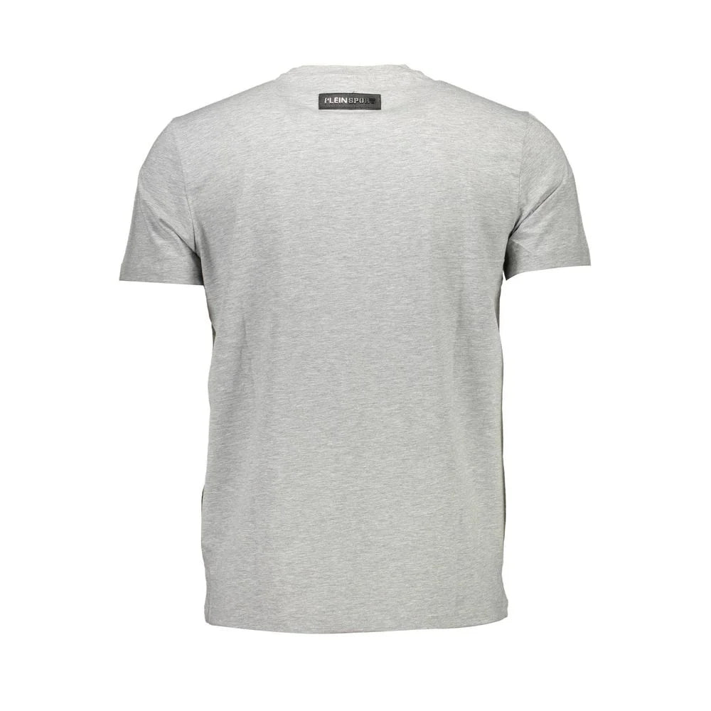 Plein Sport Brown Cotton Men T-Shirt - T-Shirts