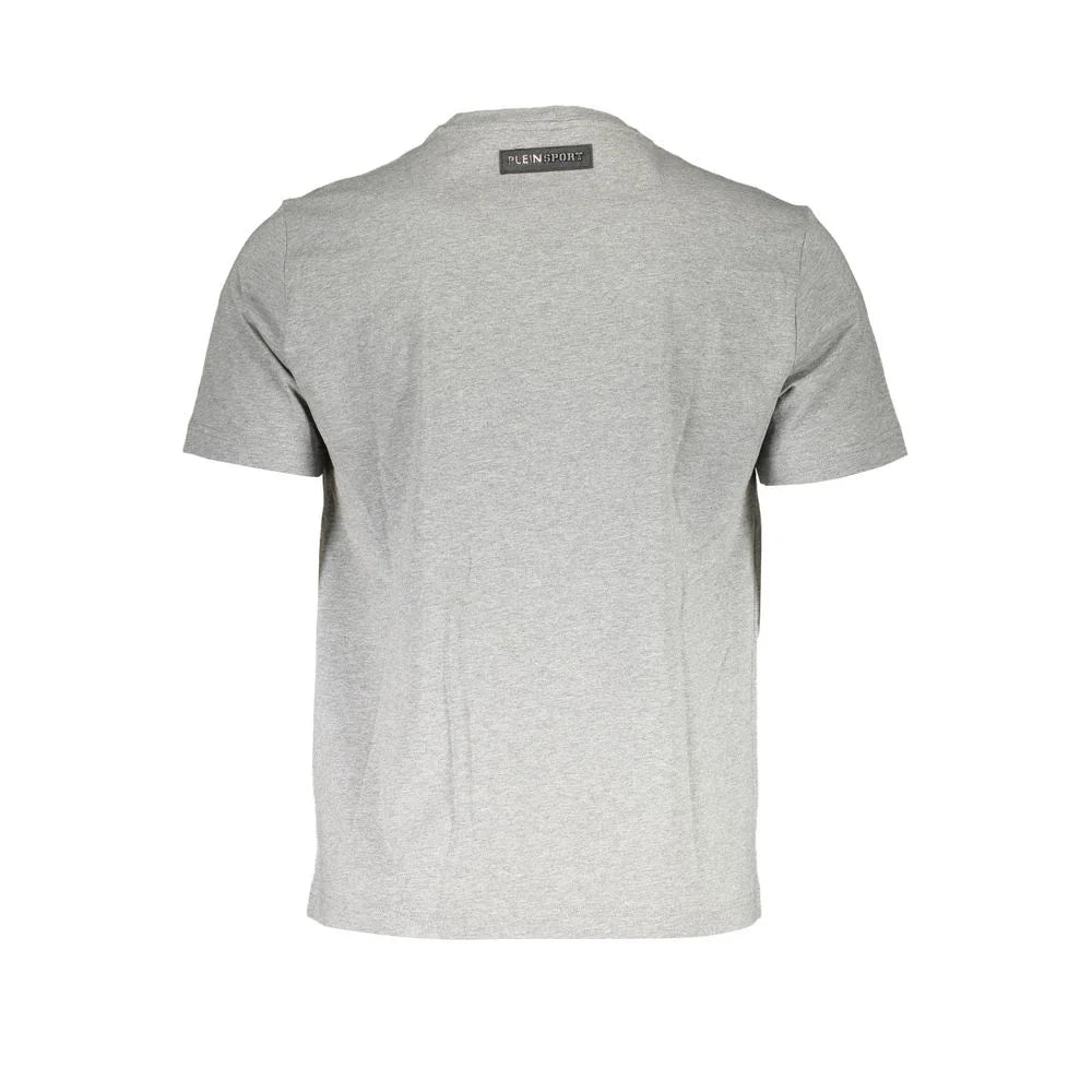 Plein Sport Brown Cotton Men T-Shirt - T-Shirts