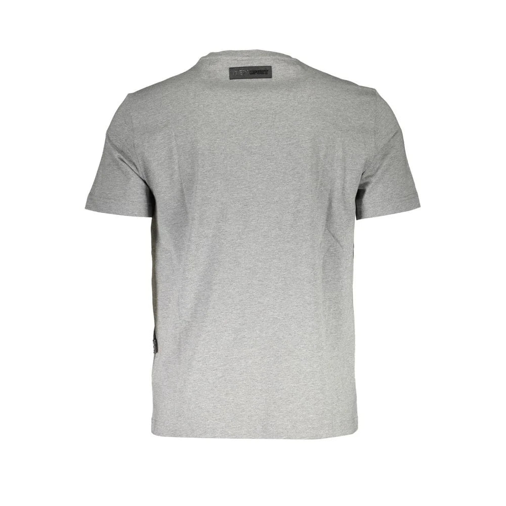 Plein Sport Brown Cotton Men T-Shirt - T-Shirts