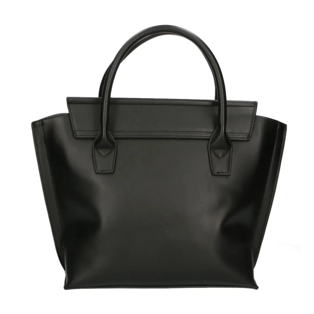 Plein Sport Elegant Black Magnetic Handbag - Satchel Bags
