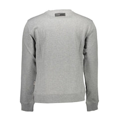 Plein Sport Gray Cotton Men Sweater - Sweatshirts