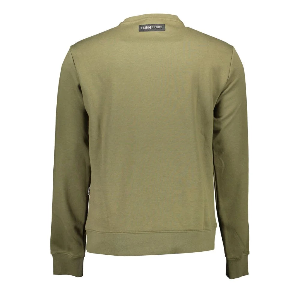 Plein Sport ’Green Cotton Men Sweater’ - Sweatshirts