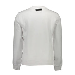 Plein Sport White Cotton Men Sweater - Sweatshirts