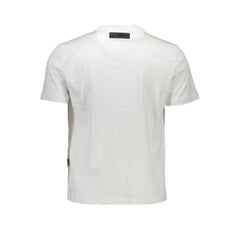 Plein Sport White Cotton Men T-Shirt - T-Shirts
