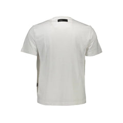 Plein Sport White Cotton Men T-Shirt - T-Shirts