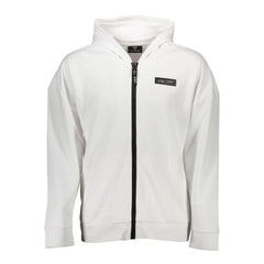 Plein Sport White Cotton Men’s Sweater - Hoodies