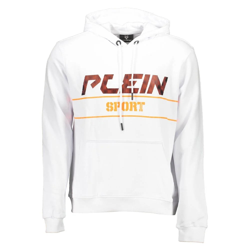 Plein Sport White Cotton Sweatshirt - Hoodies