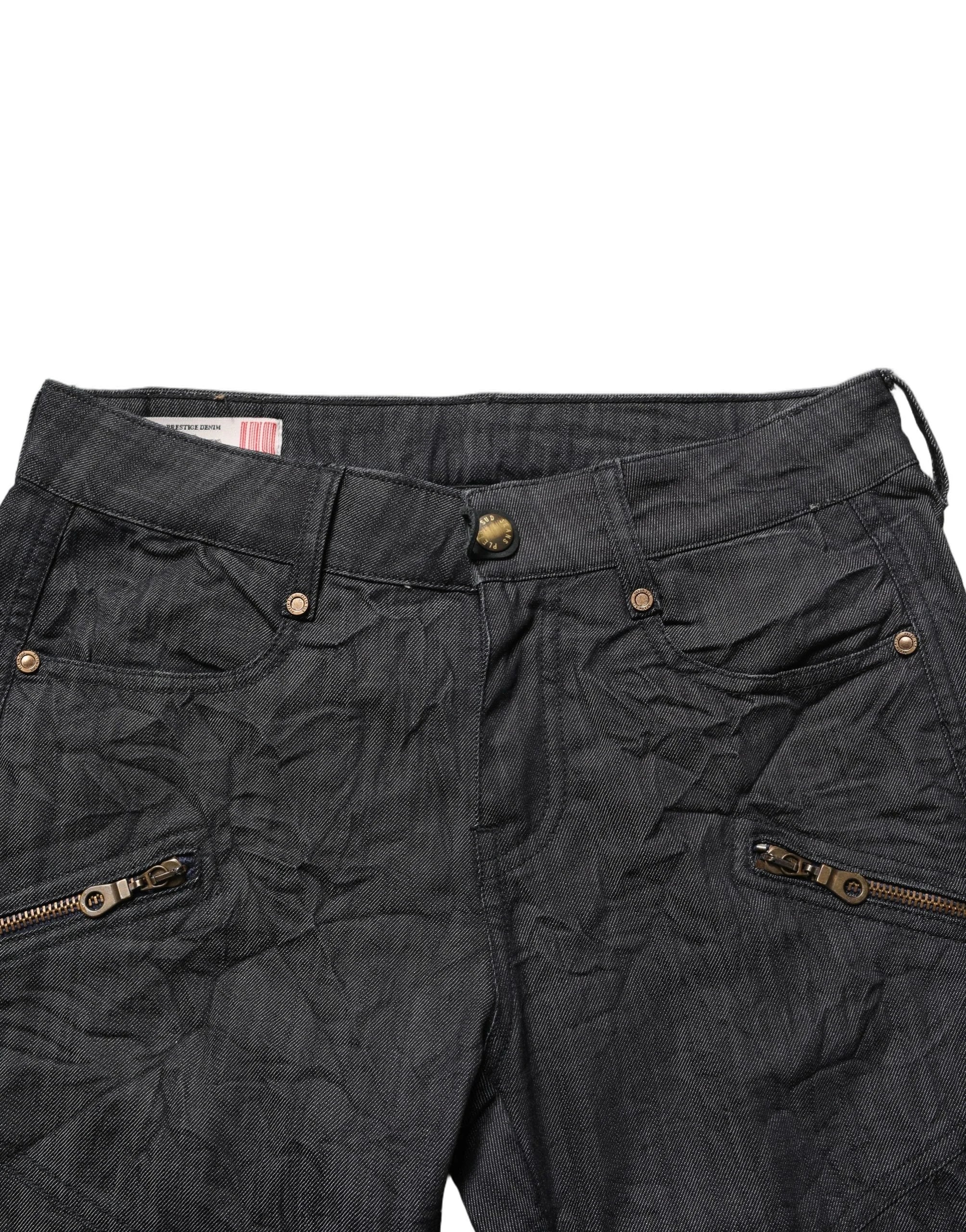 PLEIN SUD Black Cotton Mid Waist Skinny Denim Jeans - W30