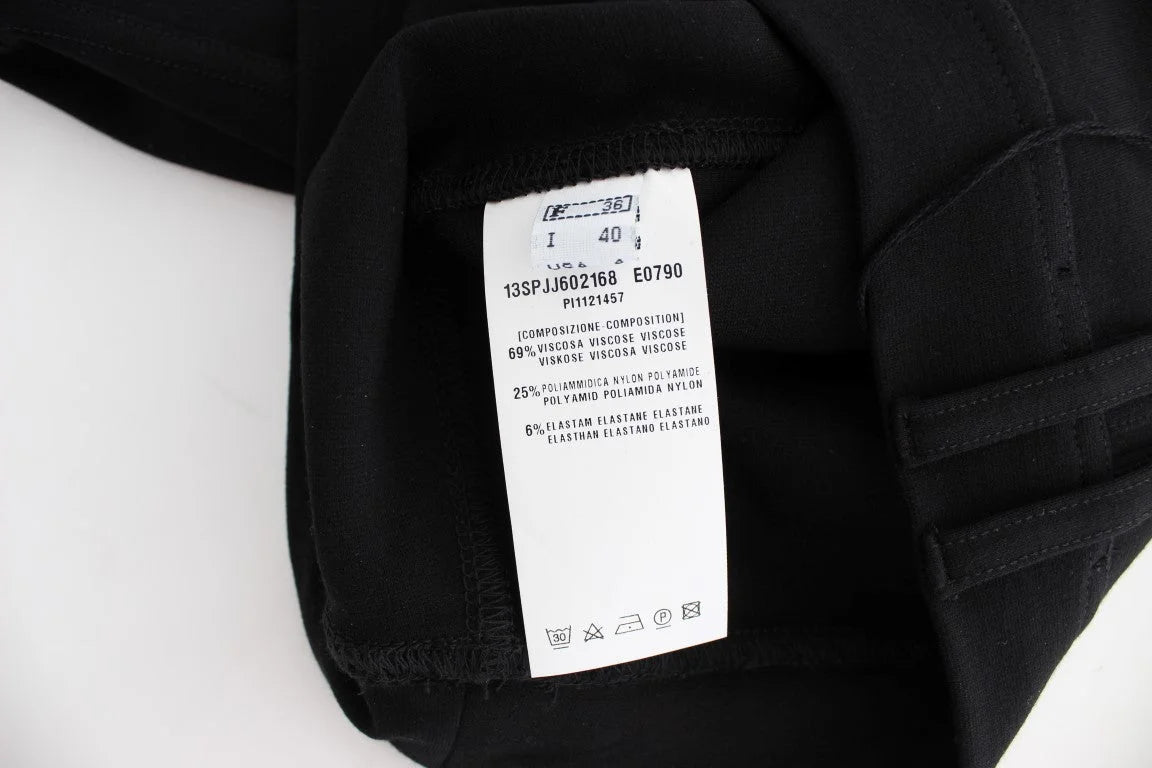 PLEIN SUD Black Straight Pencil Skirt - IT48 | XL - Skirts