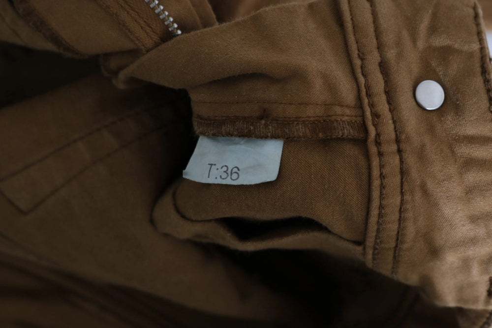 PLEIN SUD Brown Cotton Mid Waist Skinny Slim Fit Denim Jeans - W27 - Jeans