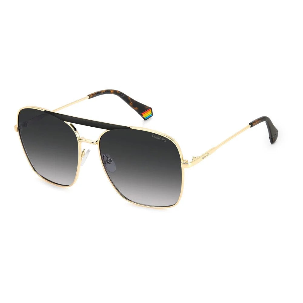 Polaroid Black Metal Sunglasses - Sunglasses