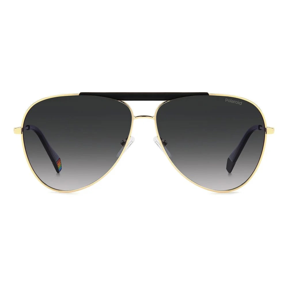 Polaroid Black Metal Sunglasses - Sunglasses