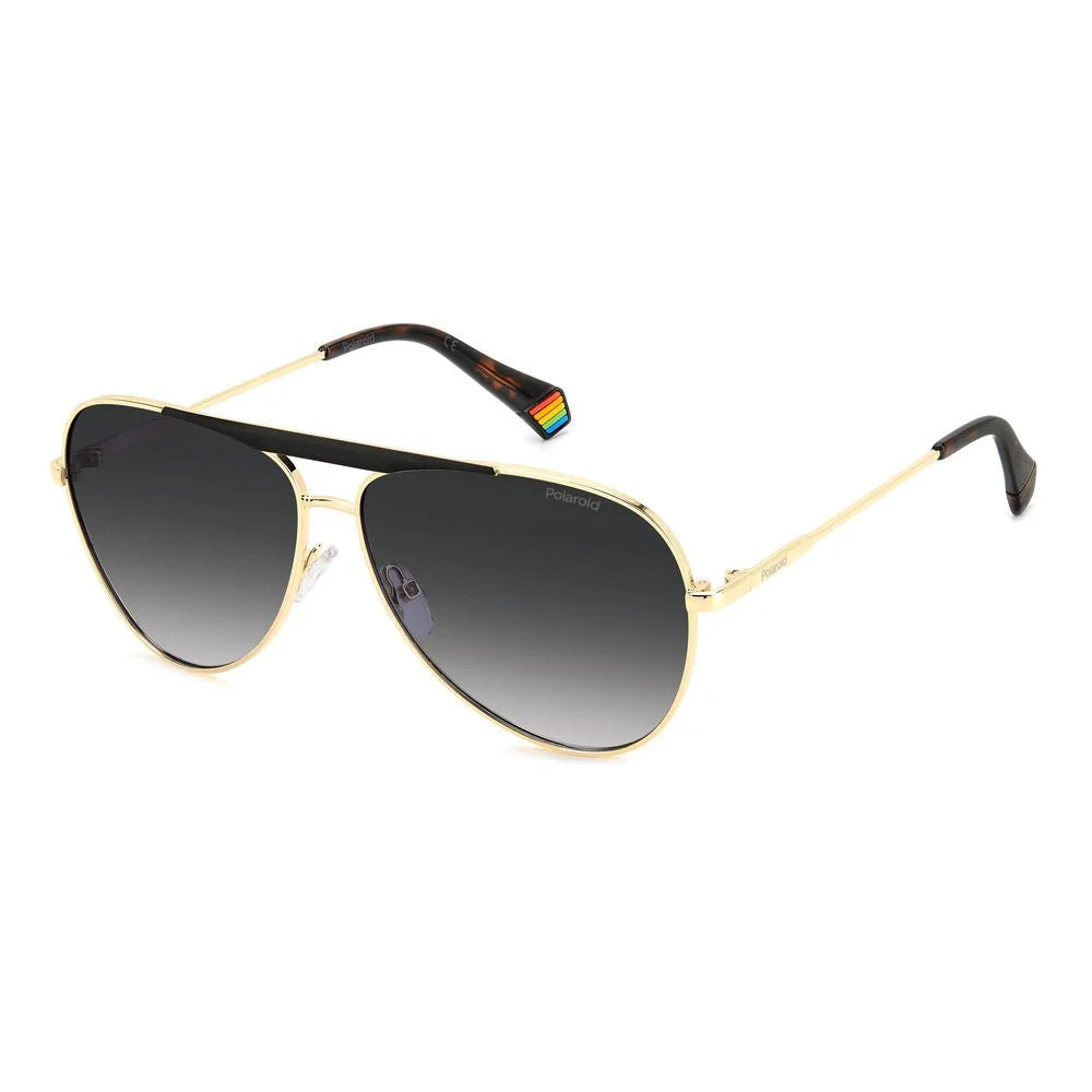 Polaroid Black Metal Sunglasses - Sunglasses