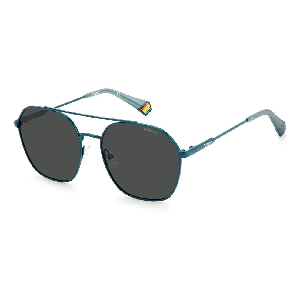 Polaroid Blue Stainless Steel Sunglasses - Sunglasses