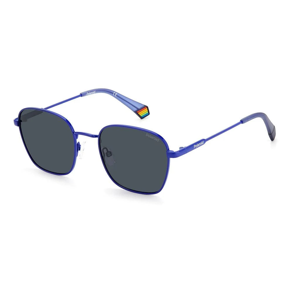 Polaroid Blue Stainless Steel Sunglasses - Sunglasses