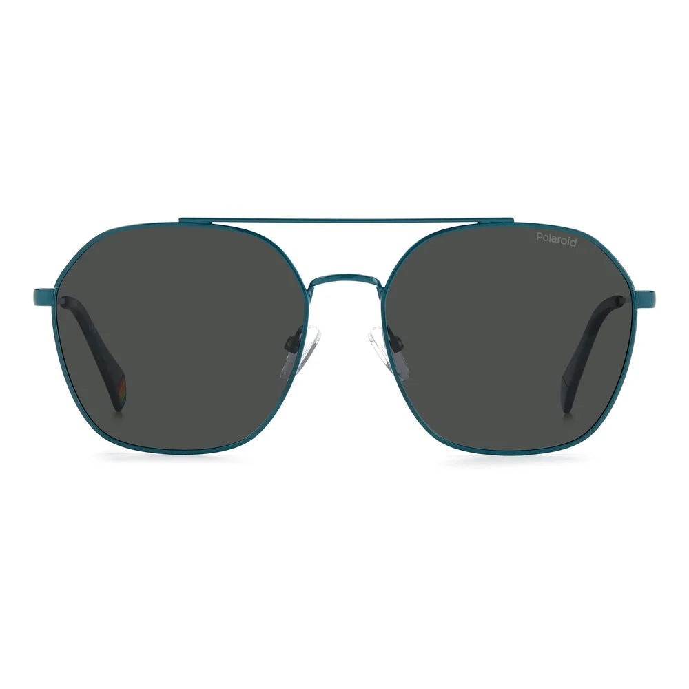 Polaroid Blue Stainless Steel Sunglasses - Sunglasses