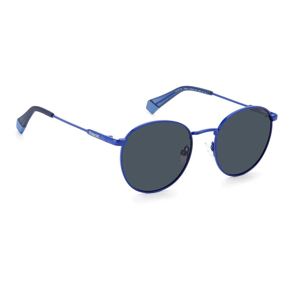 Polaroid Blue Stainless Steel Sunglasses - Sunglasses