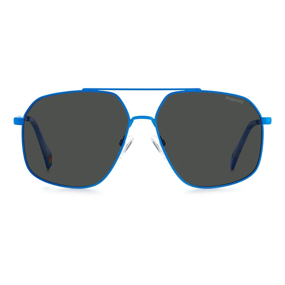 Polaroid Blue Stainless Steel Sunglasses - Sunglasses