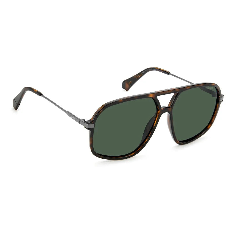 Polaroid Brown Plastic Sunglasses - Sunglasses