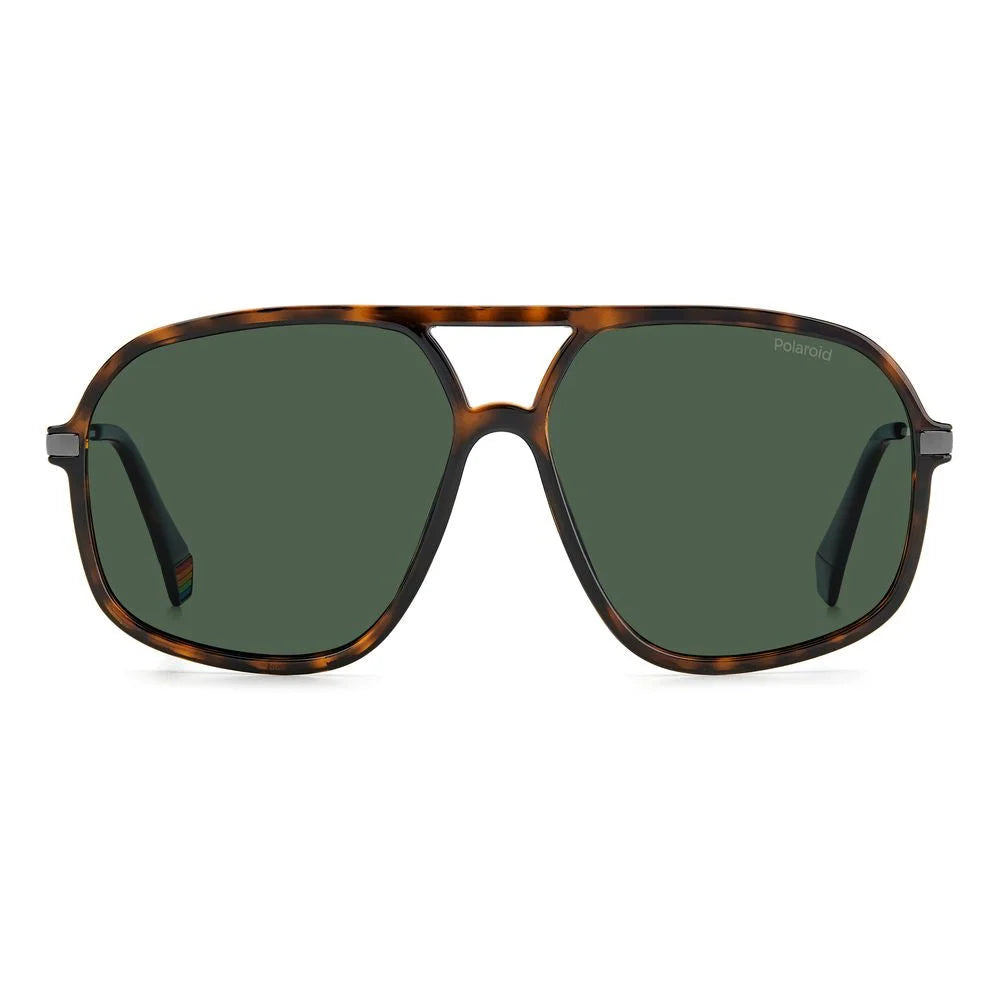Polaroid Brown Plastic Sunglasses - Sunglasses