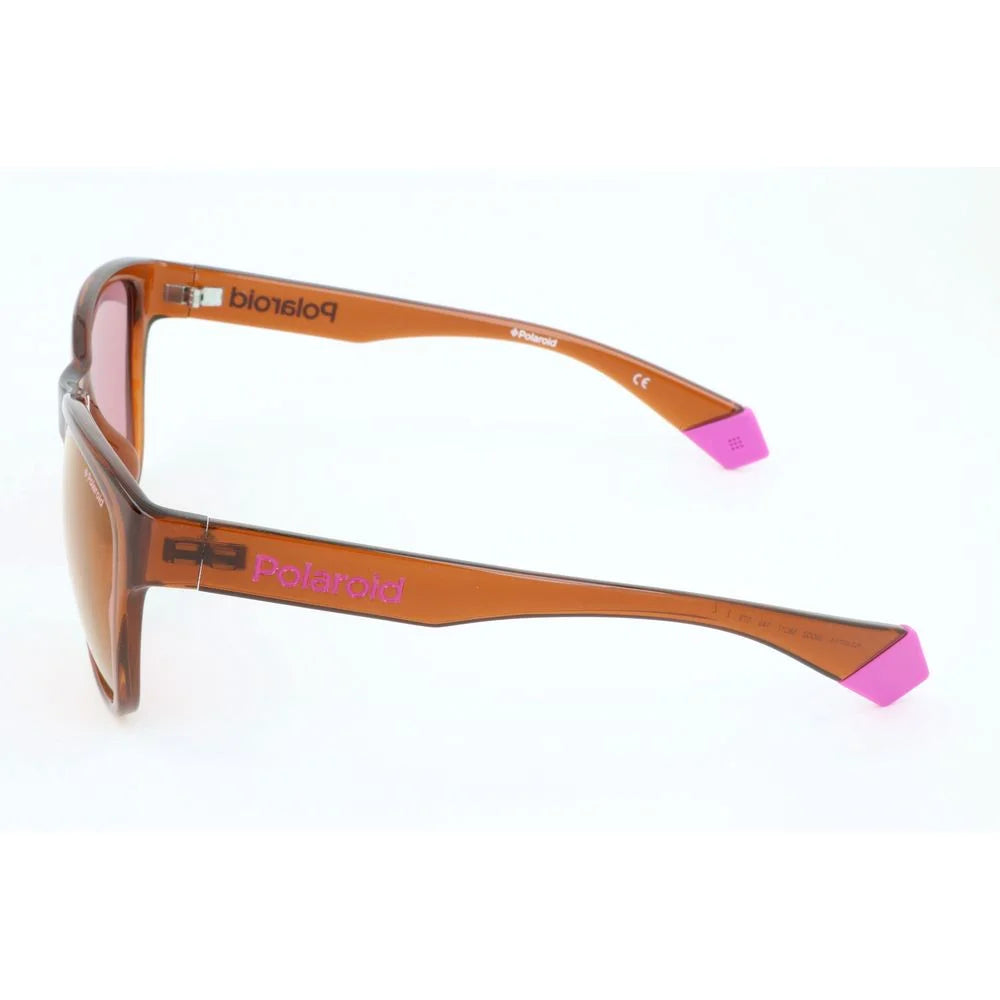 Polaroid Brown Polycarbonate Sunglasses - Sunglasses