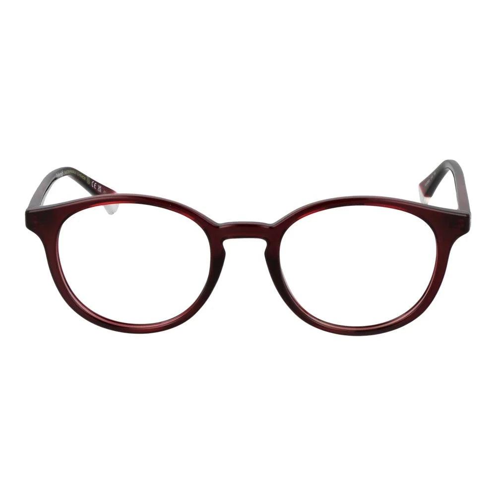 Polaroid Burgundy Unisex Glasses Frame - Eyeglasses