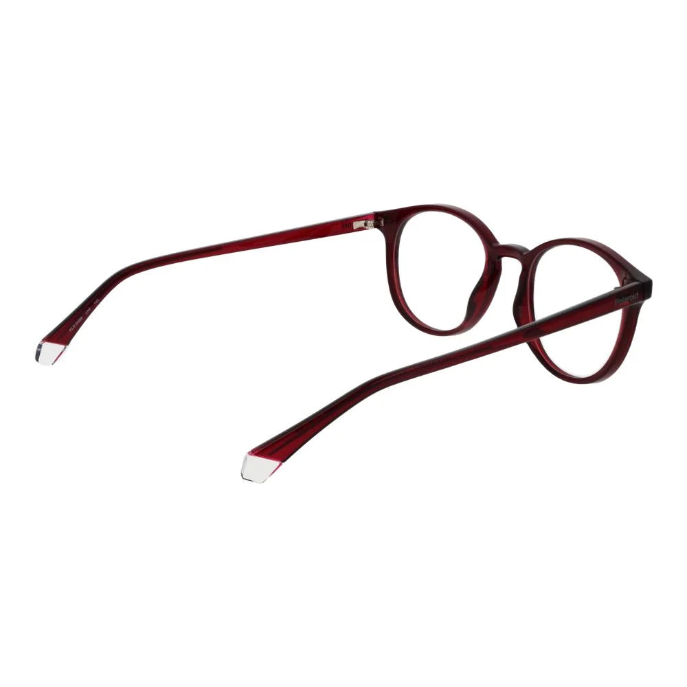 Polaroid Burgundy Unisex Glasses Frame - Eyeglasses