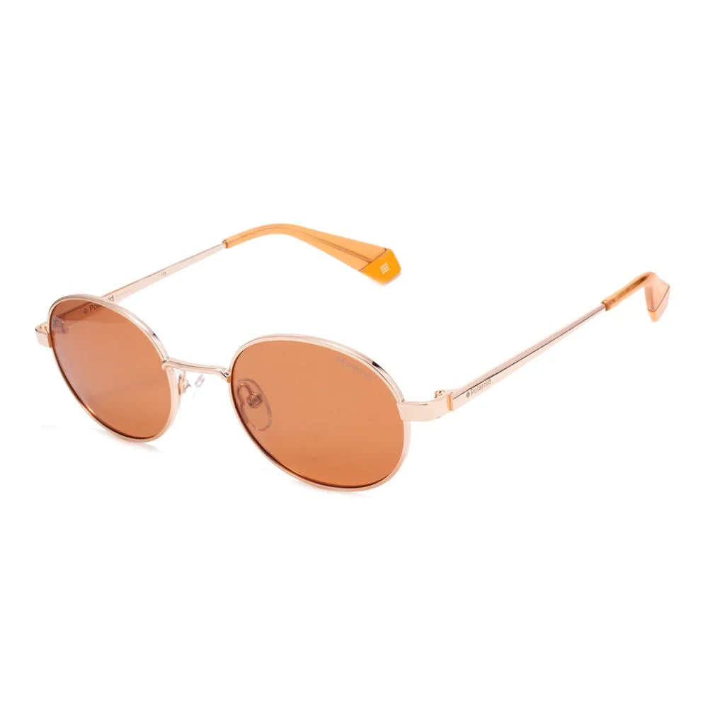 Polaroid Gold Metal Sunglasses - Sunglasses