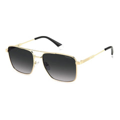Polaroid Gold Metal Sunglasses - Sunglasses