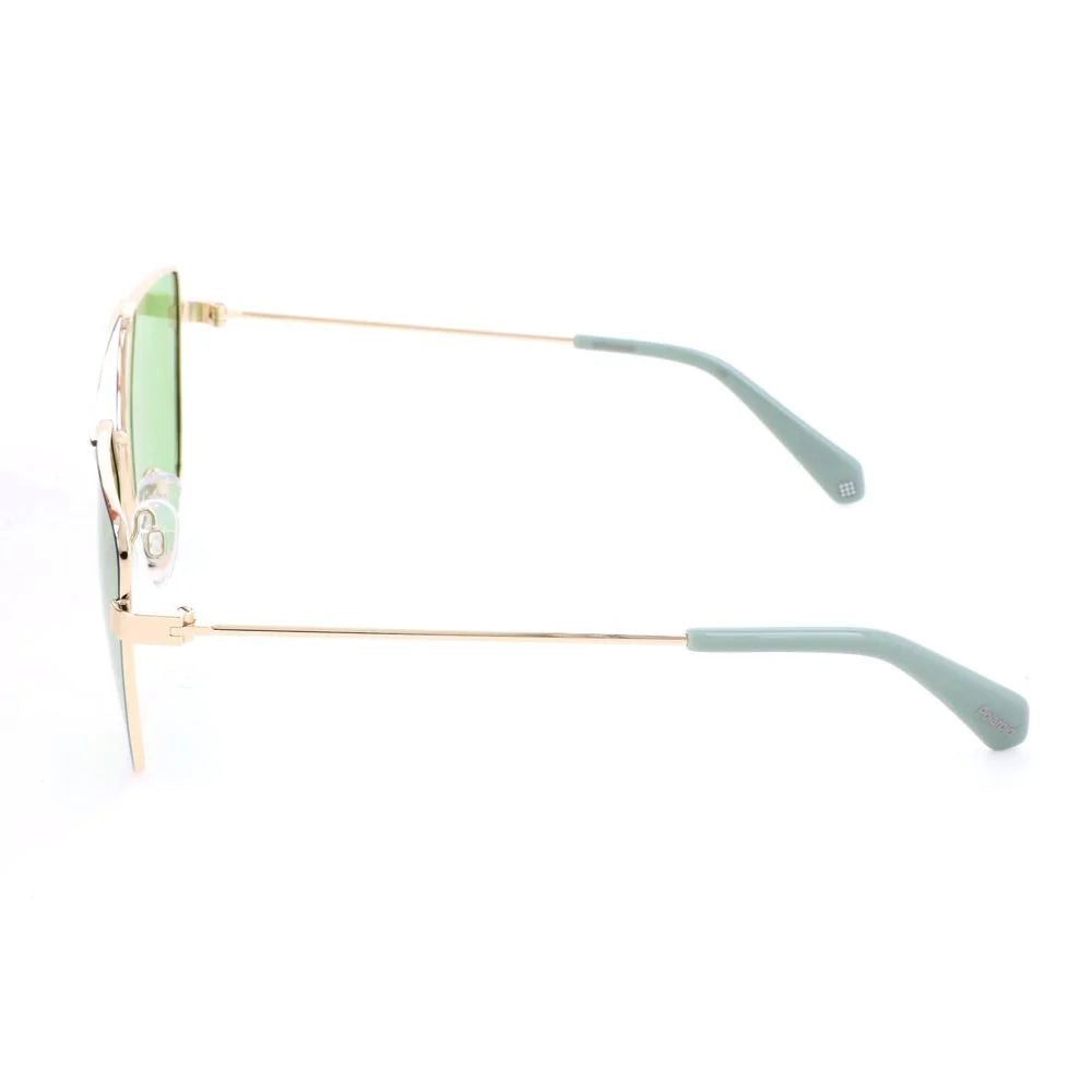 Polaroid Gold Metal Sunglasses - Sunglasses