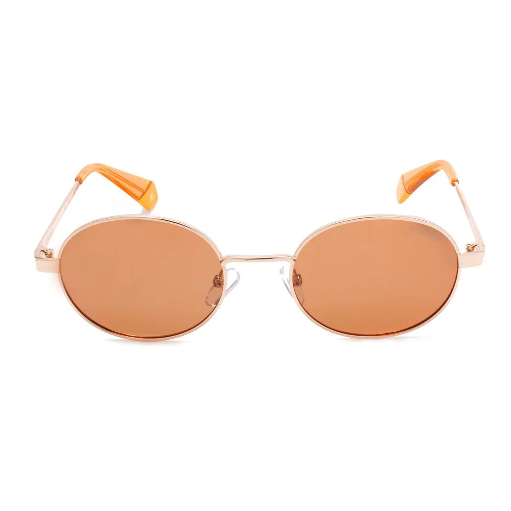 Polaroid Gold Metal Sunglasses - Sunglasses