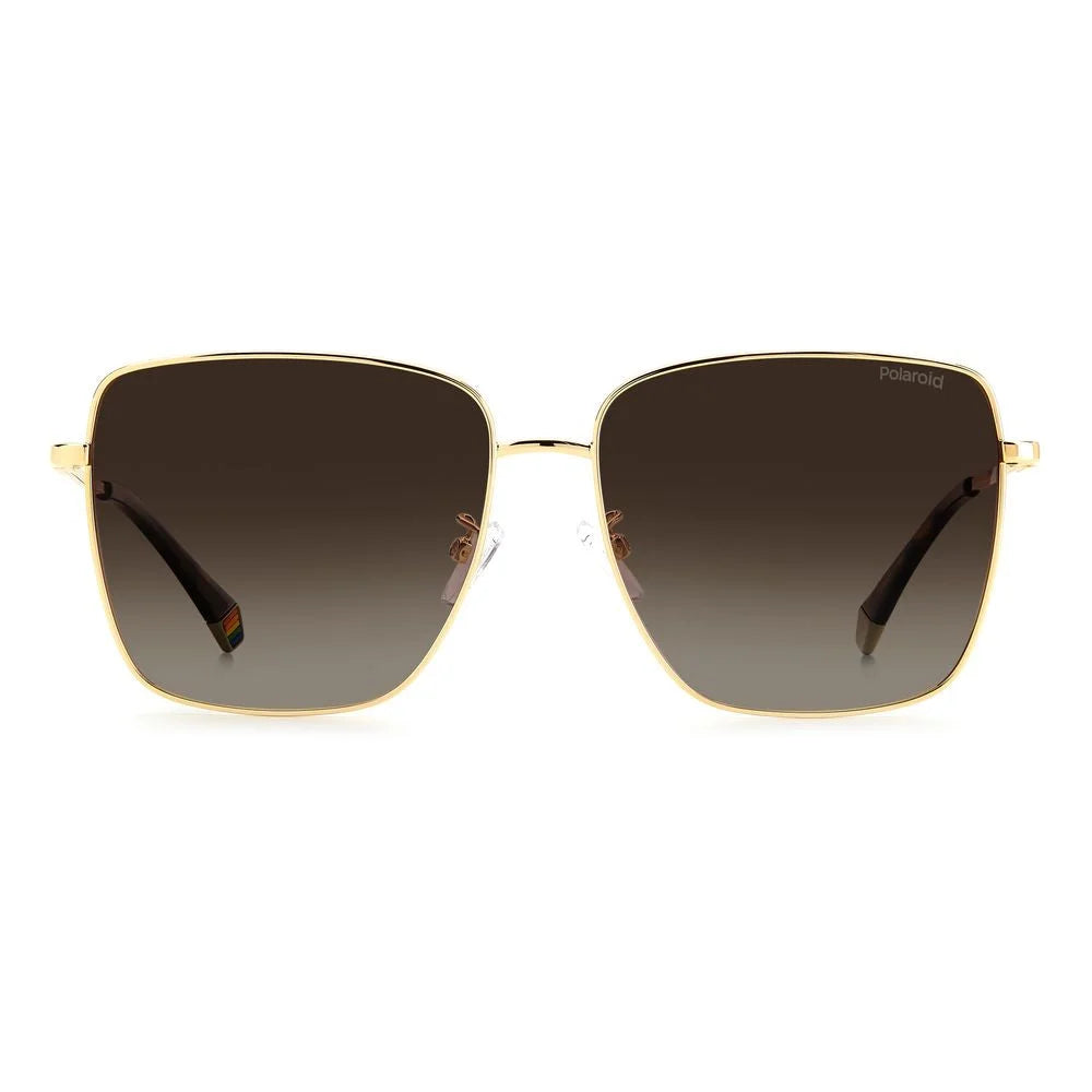 Polaroid Gold Metal Sunglasses - Sunglasses