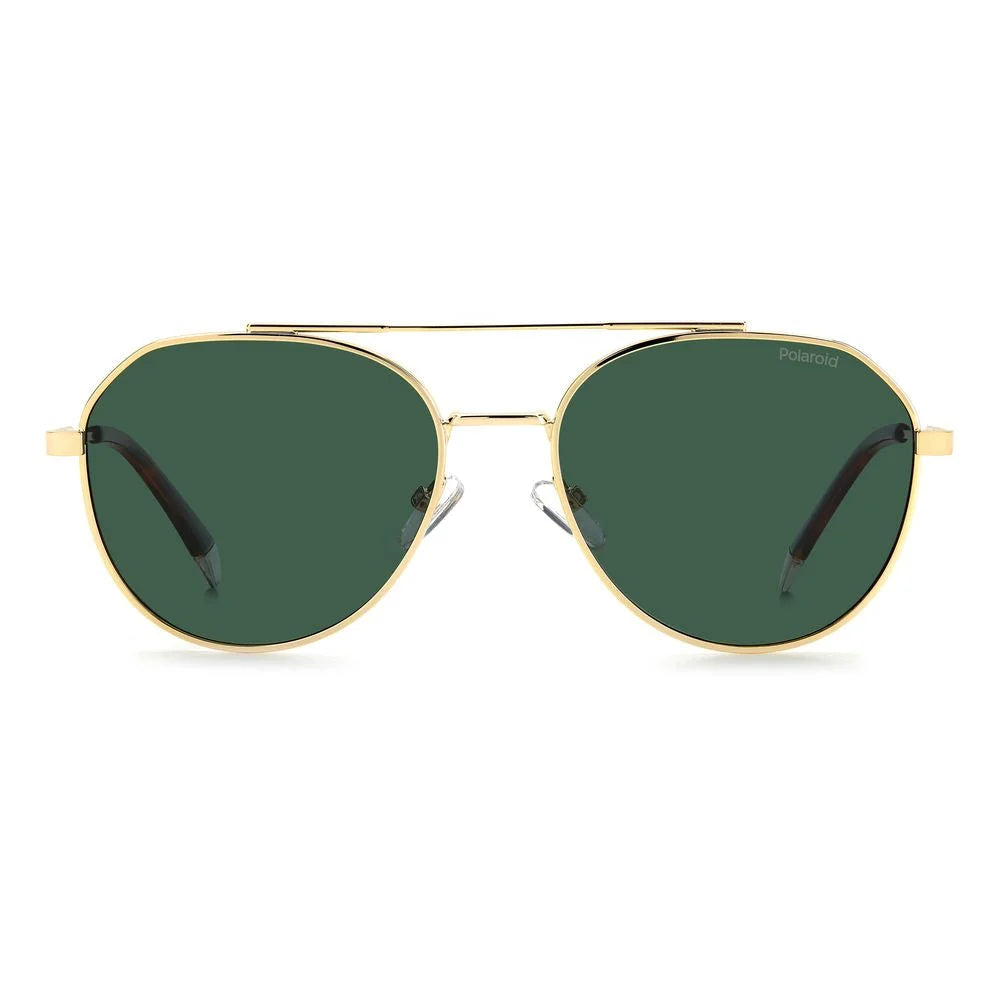 Polaroid Gold Stainless Steel Sunglasses - Sunglasses
