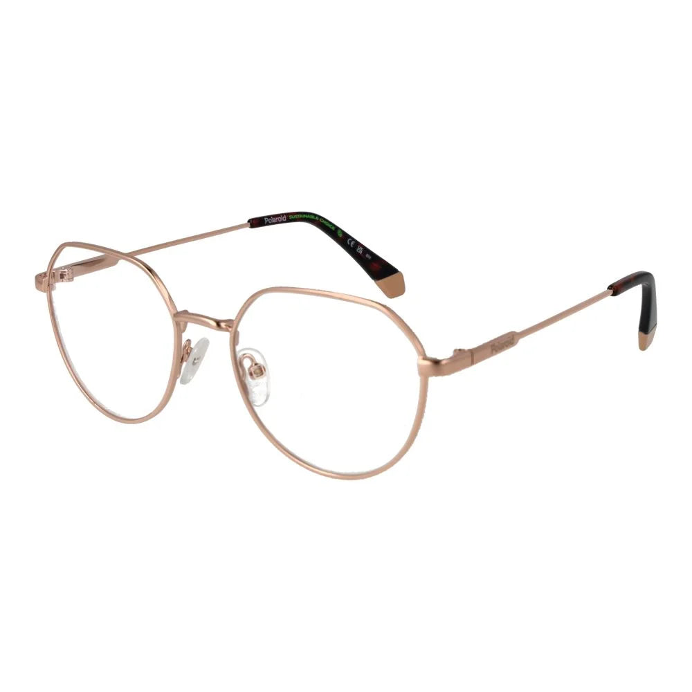 Polaroid Gold Unisex Glasses Frame - Eyeglasses