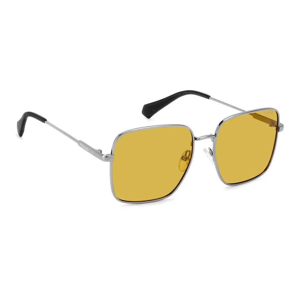 Polaroid Gray Metal Sunglasses - Sunglasses